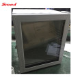 Refrigerador de cristal de sobremesa de la puerta del refrigerador de la puerta del OEM mini